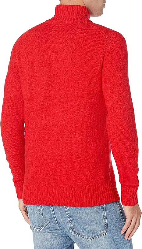 Men's Long-Sleeve Soft Touch Turtleneck Jumper